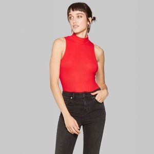 Wild Fable High Neck Sleeveless Bodysuit XXL